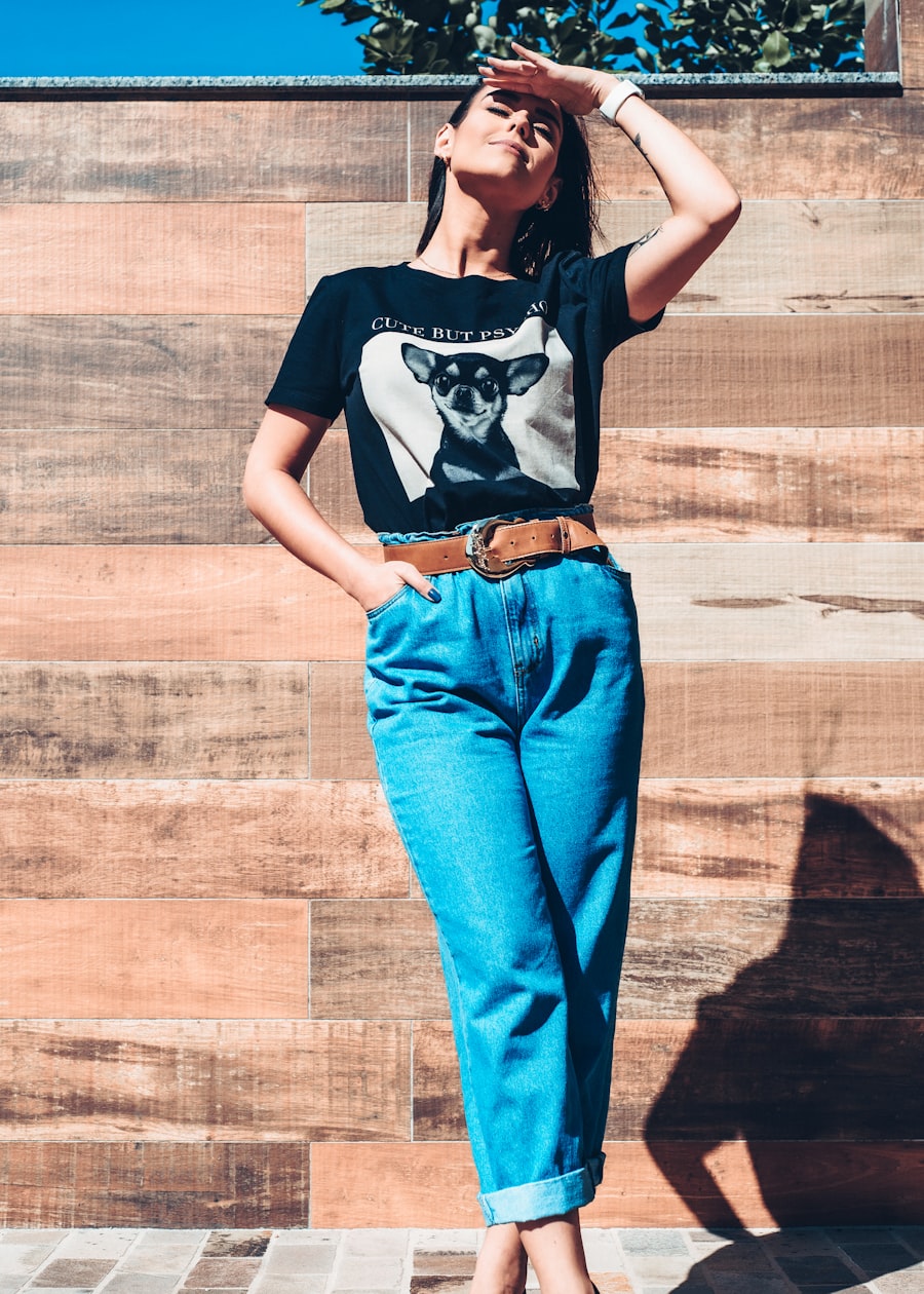Jeans patchwork indigo